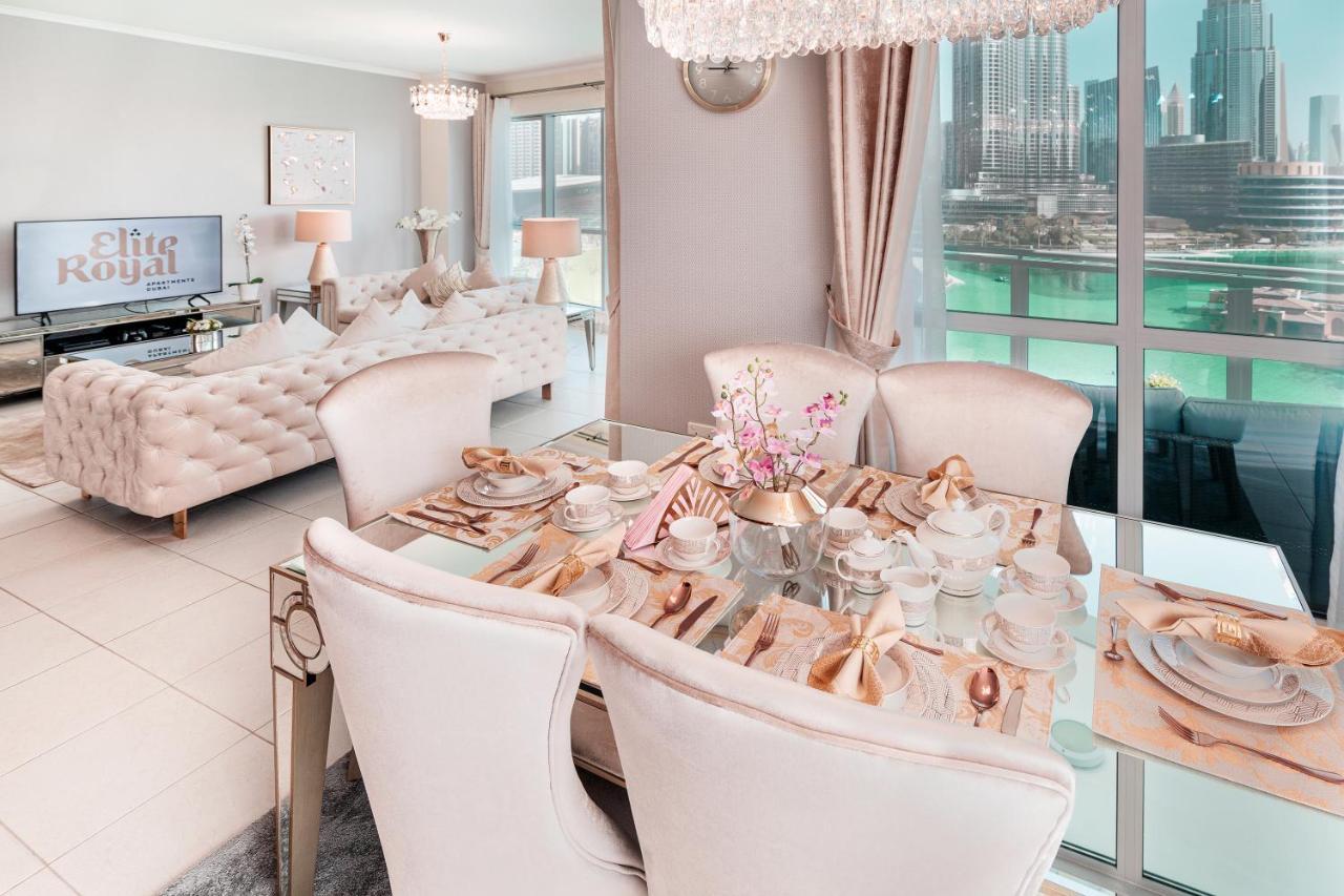 Elite Royal Apartment - Full Burj Khalifa & Fountain View - Brilliant - 2 Bedrooms & 1 Open Bedroom Without Partition Ντουμπάι Εξωτερικό φωτογραφία